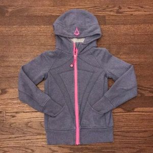 Ivivva Girls’ Fleece Hooded Zip-Up Sweatshirt